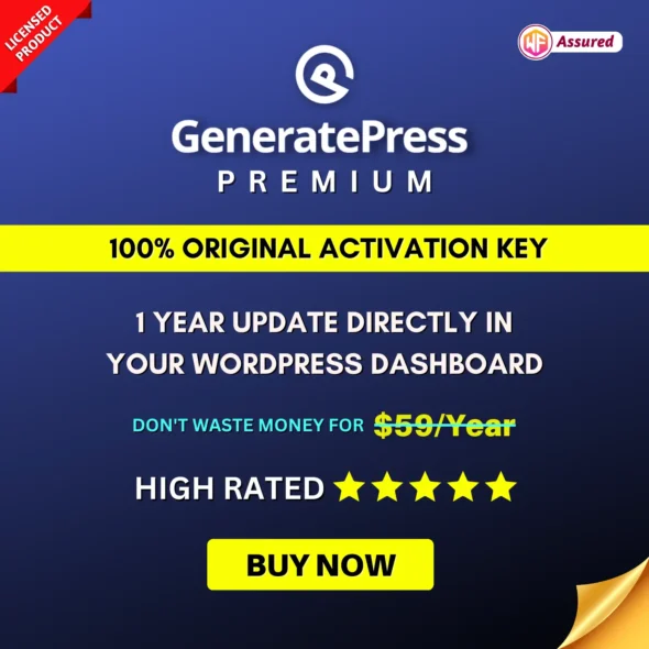 GeneratePress Premium With Original License