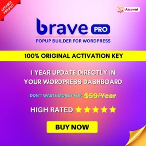 Brave Popup Builder Pro Original License Activation