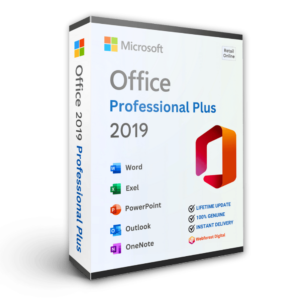 Office 2019 Professional Plus Retail Online Activation Key for 1PC.