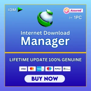 IDM | Internet Download Manager | for 1 PC With Lifetime License.