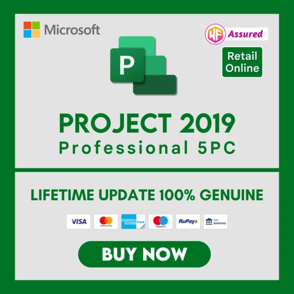 Project 2019 Professional for 5PC With Lifetime Activation [Retail Online].