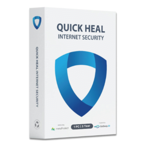 Quick Heal Internet Security 1 User for 3 Years Updates.