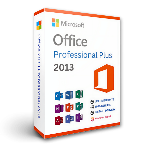 Office 2013 Professional Plus For 1PC With Lifetime Updates.